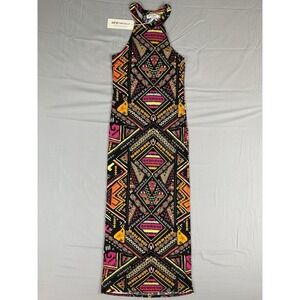 H&M Coachella Dress Multicolor NWT Festival Geometric Tribal Multicolor